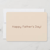 Papa You Rock Vaderdag Wood Gesneden Gitaar (Achterkant)