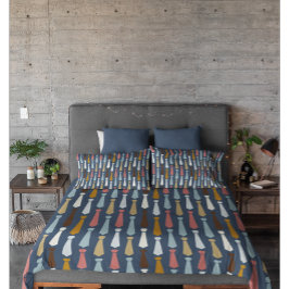 Papa Zakelijke Stropdassen Patroon Kussensloop