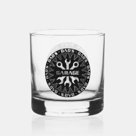 Papa zal dit geweldig vinden! Garage Bar Lounge Ro Whisky Glas