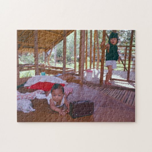 Papa zal het op een dag afmaken legpuzzel (Horizontaal)