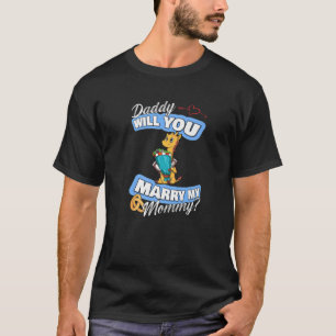 Papa zal m'n Giraffe weddenschap aanbieden. T-shirt