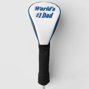 Papa zee blauwe tekst golfheadcover