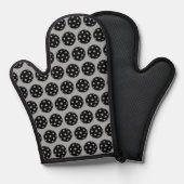 Papa zegt blijf uit de keuken grappig pickleball ovenwant (Voorkant / Achterkant)