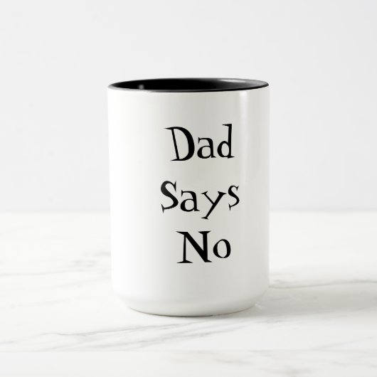 Papa zegt nee mok (Midden)