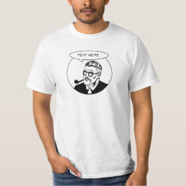 Papa zegt "Tekst aanpassen" T-shirt