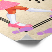 Papa zei geen Poster herinnering voor kinderen (Hoek)