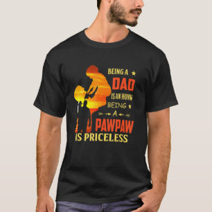 Papa zijn is een eer om een poepoot te zijn zijn z t-shirt