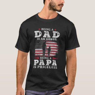 Papa zijn is een eerbetoon dat Papa geen wrijving T-shirt