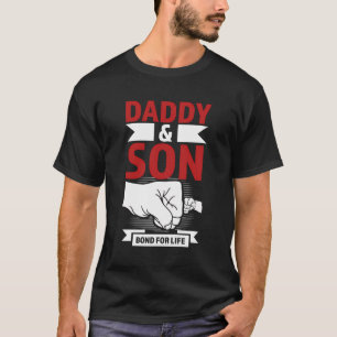 papa zoon bond voor het leven vader kind t-shirt
