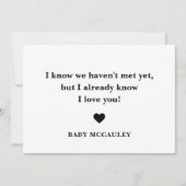 Papa Zwangerschap Publicatie Kaart (Voorkant)