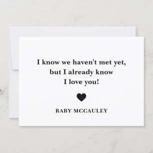 Papa Zwangerschap Publicatie Kaart