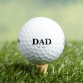 'Papa' zwangerschapsaankondiging geschenk Golfballen (Insitu Shirt)