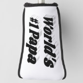 Papa zwarte kop golfheadcover (Draai 90)