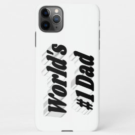 Papa zwarte tekst iPhone 11Pro max hoesje