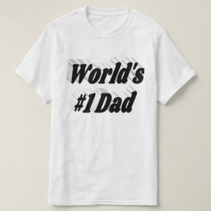 Papa zwarte tekst t-shirt