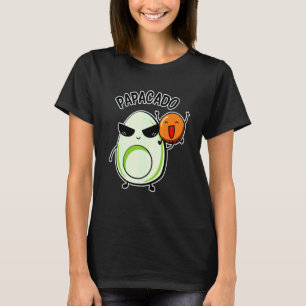 Papaacado  Avocado Vader Vegan Papa Aankondiging T-shirt