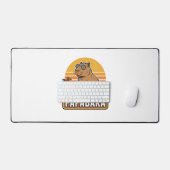 PAPABARA Retro Capibara Vader Vector Design_1 Bureaumat (Keyboard & Muis)