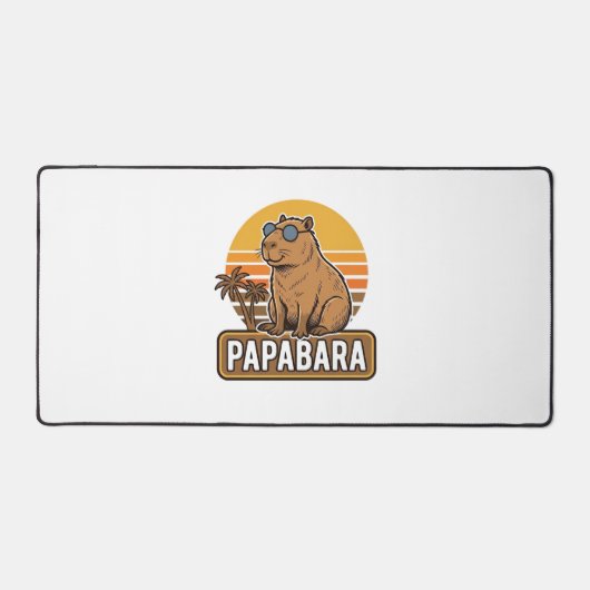 PAPABARA Retro Capibara Vader Vector Design_1 Bureaumat (Voorkant)