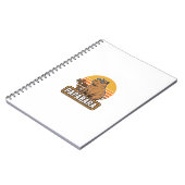 PAPABARA Retro Capibara Vader Vector Design_1 Notitieboek (Linkerzijde)