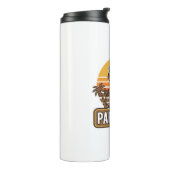 PAPABARA Retro Capibara Vader Vector Design_1 Thermosbeker (Gedraaid links)