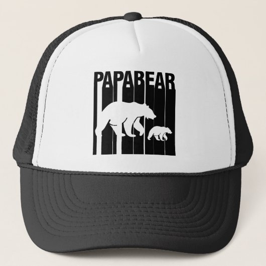 Papabeer Beer vader Papa Vaderdag. Trucker Pet (Voorkant)