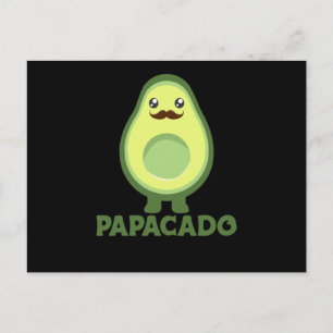 Papacado Avocado Couple Avocados Healthy Briefkaart