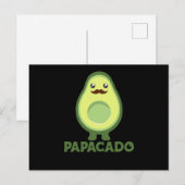 Papacado Avocado Couple Avocados Healthy Briefkaart (Voorkant / Achterkant)