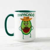 Papacado Dad Avocado Cute Baby Funny Papa Mok (Links)
