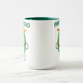 Papacado Dad Avocado Cute Baby Funny Papa Mok (Midden)