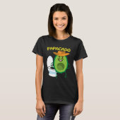 Papacado Naughty Dad Avocado Papa Toilet Relief T-shirt (Voorkant volledig)