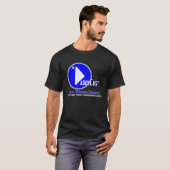 PapaCast - Donkere T-Shirt-design T-shirt (Voorkant volledig)