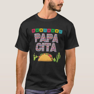 Papacita Taco Cinco De Mayo Vader Mexicaans Feest  T-shirt