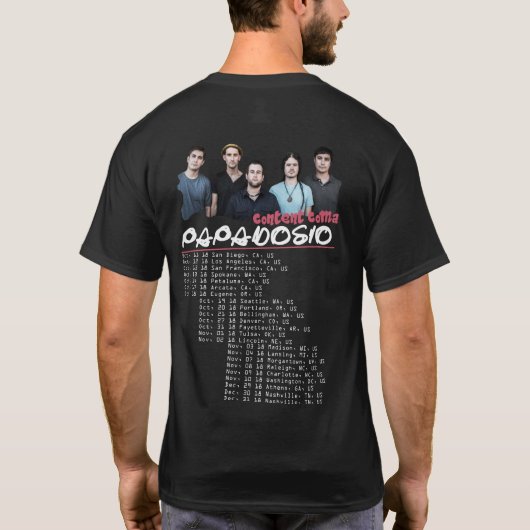 PAPADOSIO TOUR 2018 T-SHIRT (Achterkant)