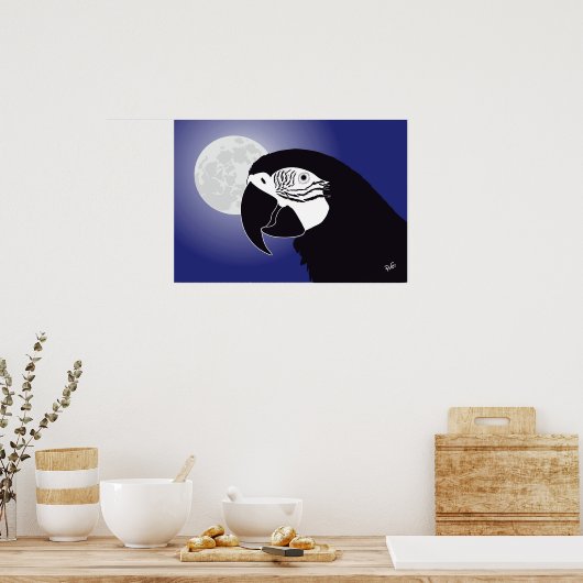 Papagei Ara Poster (Keuken)
