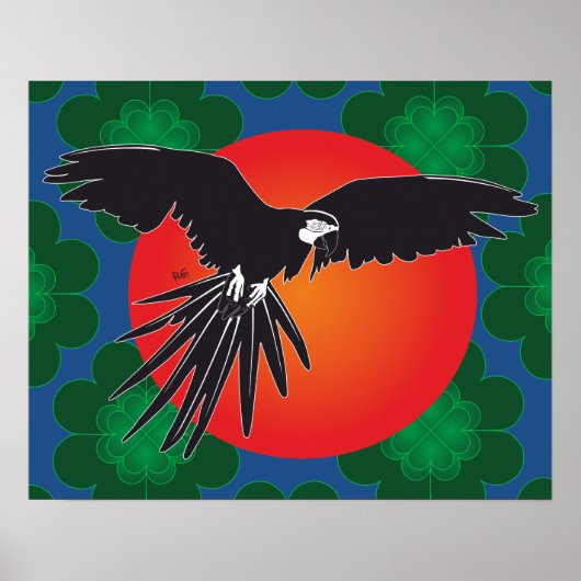 Papagei Ara Poster (Voorkant)