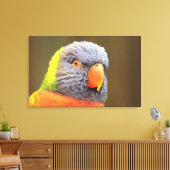 Papagei - Lori Canvas Afdruk (Insitu (Woonkamer))