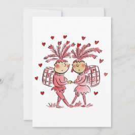 Papageno en Papagena Kaart