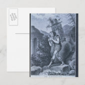 Papageno: "Ik ben de berdcatcher Briefkaart (Voorkant / Achterkant)