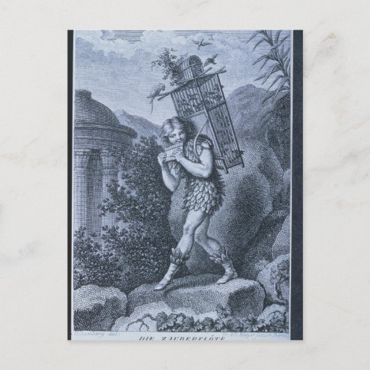 Papageno: "Ik ben de berdcatcher Briefkaart (Voorkant)