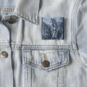 Papageno: "Ik ben de vogelvanger Vierkante Button 5,1 Cm (In situ)
