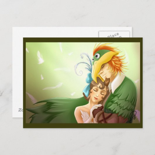 Papageno Papagena Briefkaart (Voorkant / Achterkant)