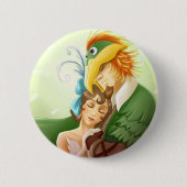 Papageno Papagena Ronde Button 5,7 Cm (Voorkant)