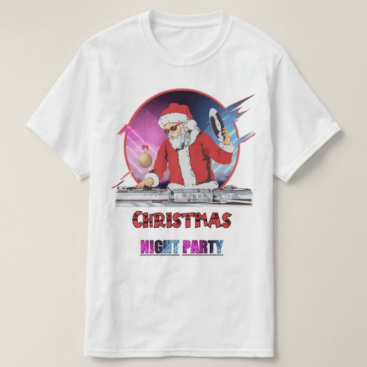 Papai Noel DJ Merry Christmas T-shirt (Design voorkant)