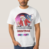 Papai Noel DJ Merry Christmas T-shirt (Voorkant)