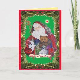 Papai Noel Feestdagen Kaart