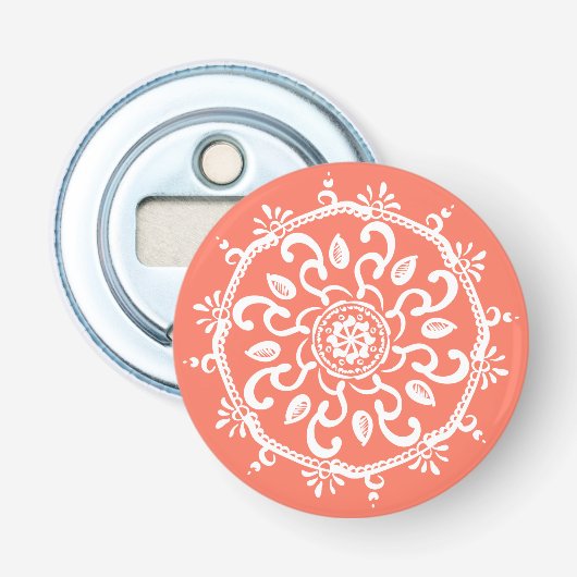 papaja button flesopener (Voorkant)