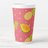 papaja en ananas  latte mok (Voorkant)