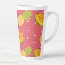 papaja en ananas latte mok