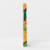 Papaja en bladeren vers patroon Case-Mate iPhone case (Achterkant/links)