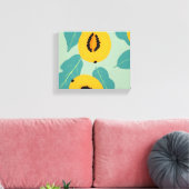 Papaja-onderzoek Canvas Afdruk (Insitu (Woonkamer))